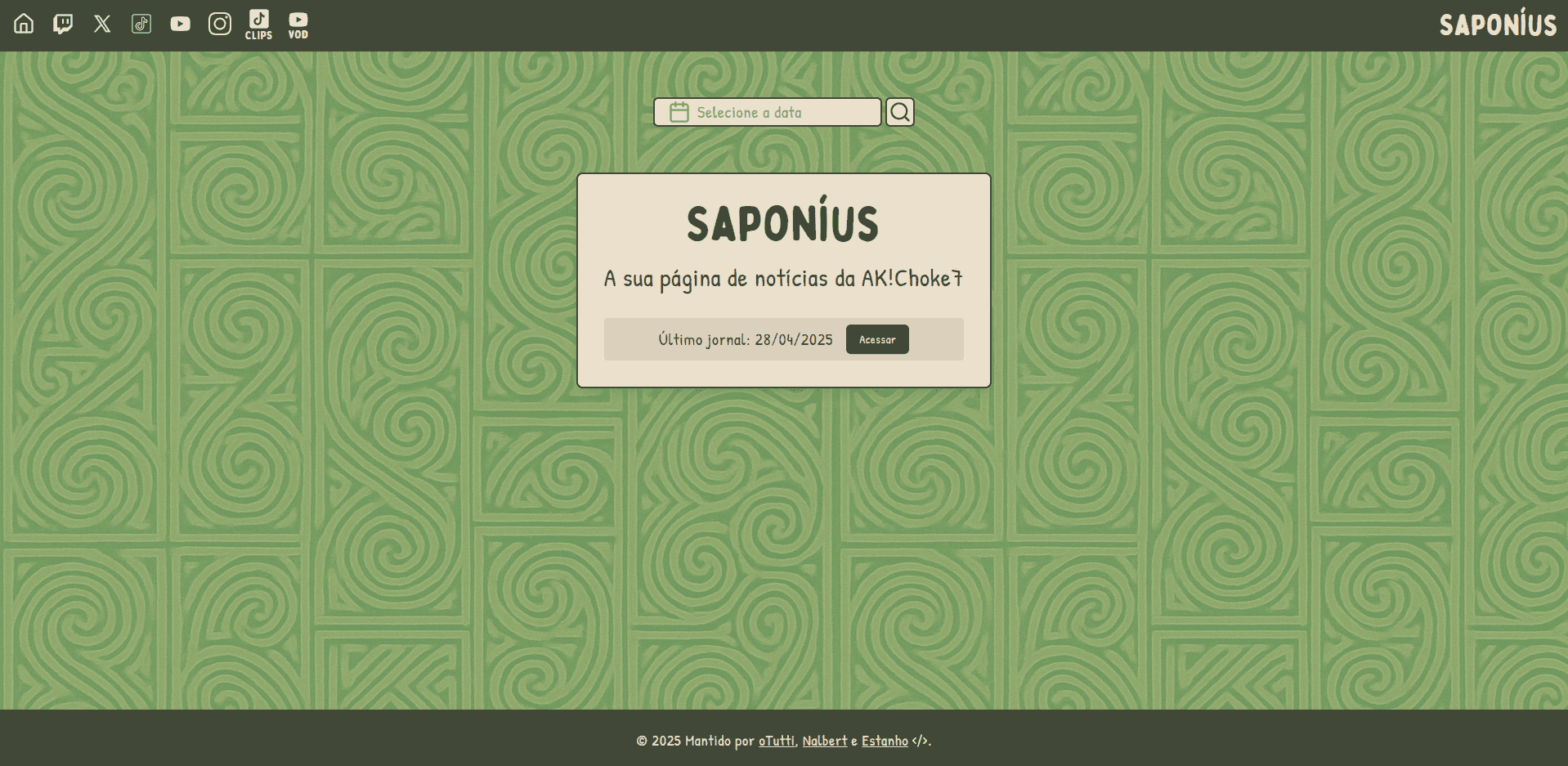 Imagem do projeto: Saponíus - Jornal