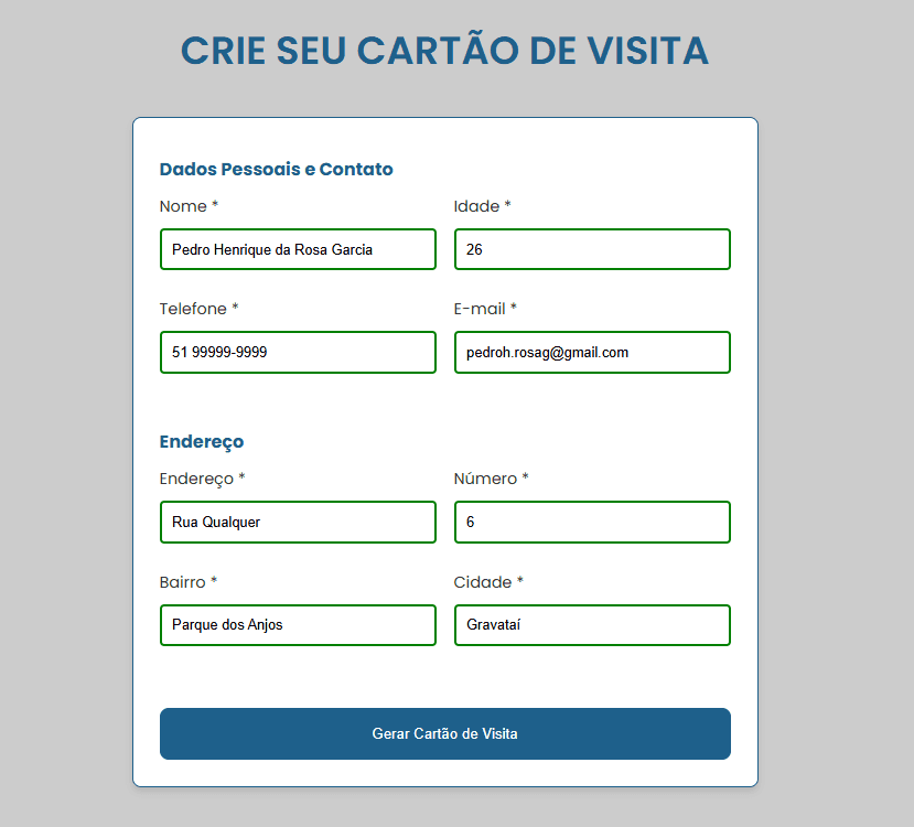Imagem do projeto: Desafio para Vaga Frontend Jr.